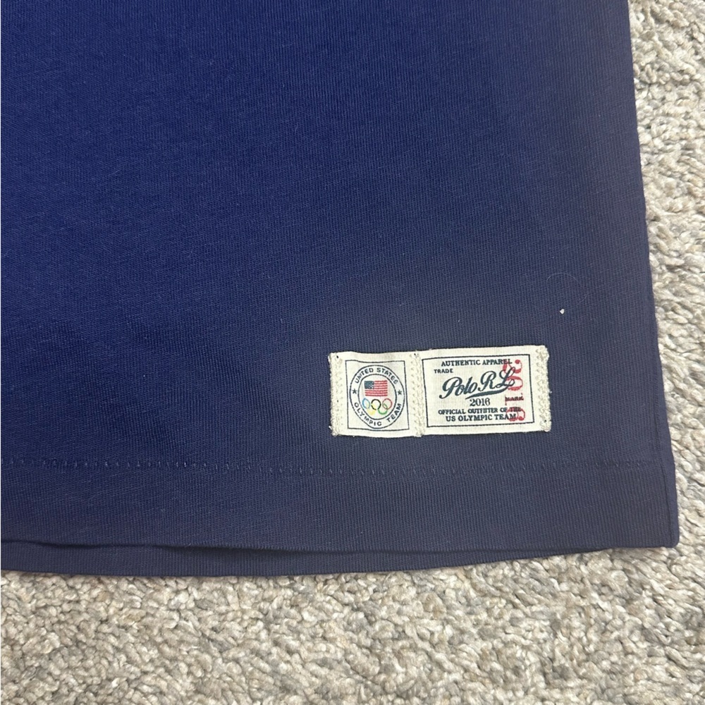 Polo Ralph Lauren 2016 olympic official outfitters T-shirt dress cotton USA 4th - Picture 7 of 8